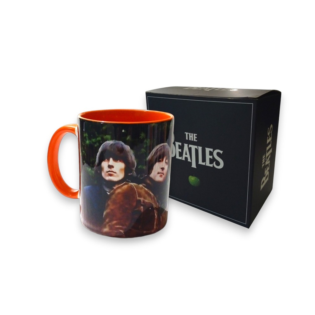 The Beatles - Taza 11 oz - Rubber Soul (naranja)
