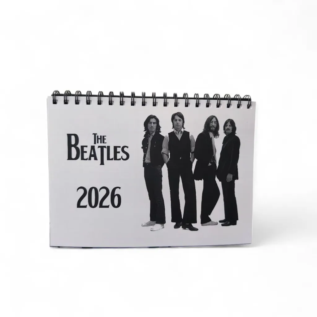The Beatles - Calendario 2026: Black & White